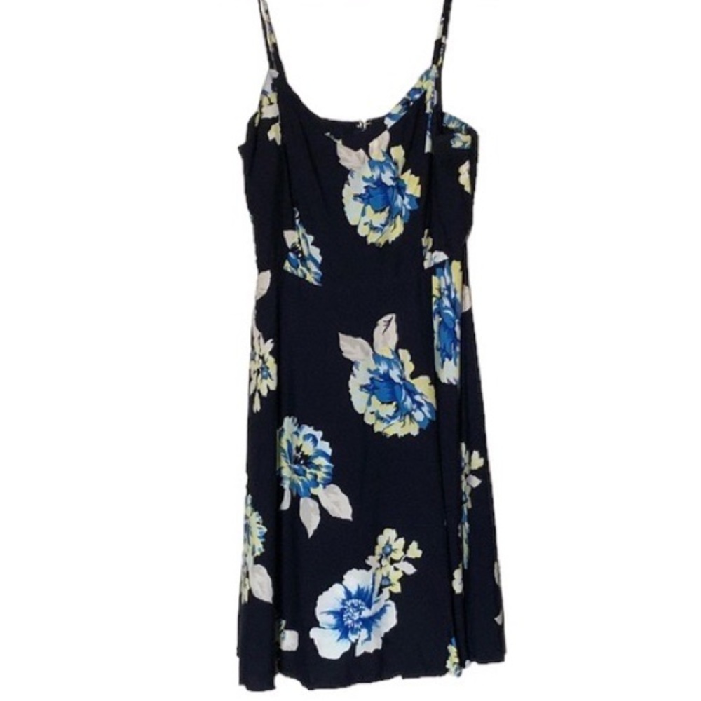 Old Navy | NWOT Floral Sundress Adjustable Straps in Navy Blue Size Medium